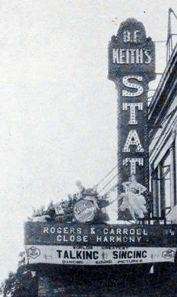 State Theatre Marquee 1929