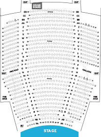 State Theatre New Jersey Seat Map Orchestra